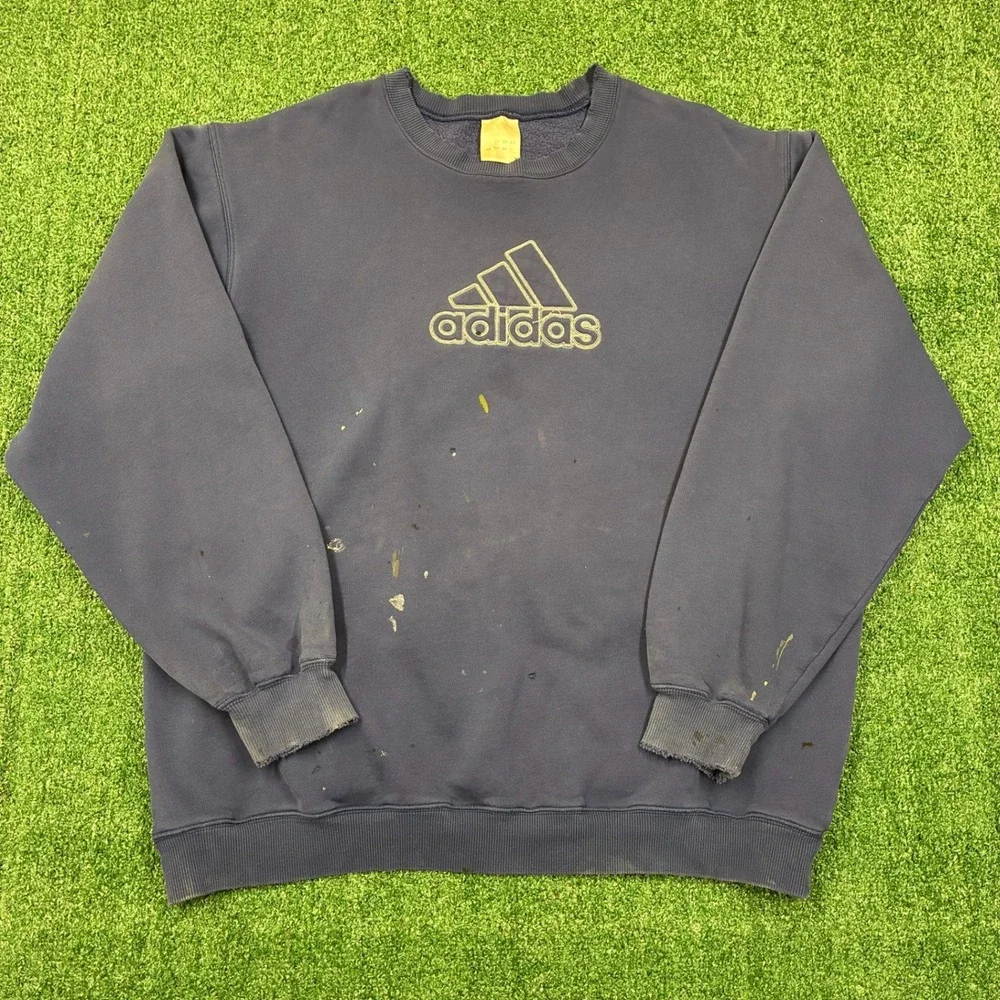Vintage 90s Adidas Embroidered Crewneck Sweatshirt